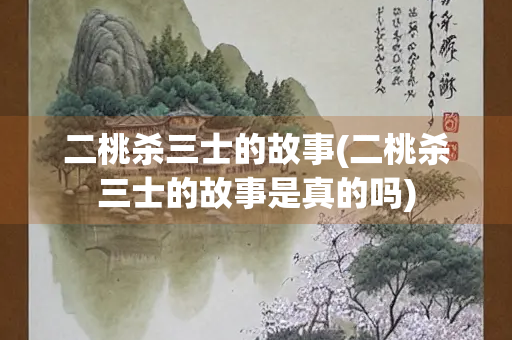 二桃杀三士的故事(二桃杀三士的故事是真的吗)