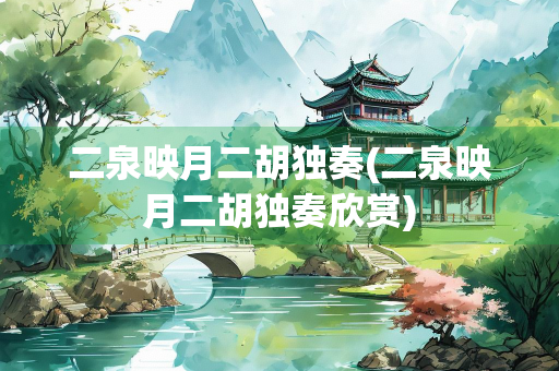 二泉映月二胡独奏(二泉映月二胡独奏欣赏) 二泉映月二胡独奏(二泉映月二胡独奏欣赏)