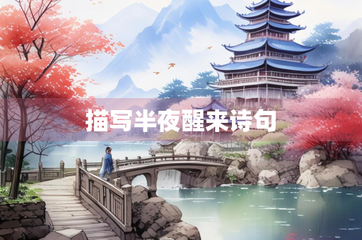 描写半夜醒来诗句