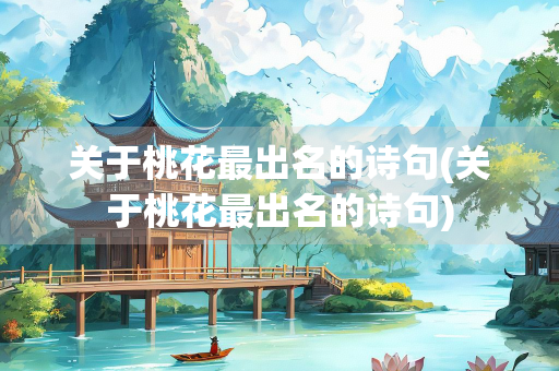 关于桃花最出名的诗句(关于桃花最出名的诗句) 关于桃花最出名的诗句(关于桃花最出名的诗句)