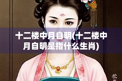 十二楼中月自明(十二楼中月自明是指什么生肖)