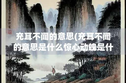 充耳不闻的意思(充耳不闻的意思是什么惊心动魄是什么) 充耳不闻的意思(充耳不闻的意思是什么惊心动魄是什么)