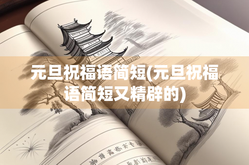 元旦祝福语简短(元旦祝福语简短又精辟的)