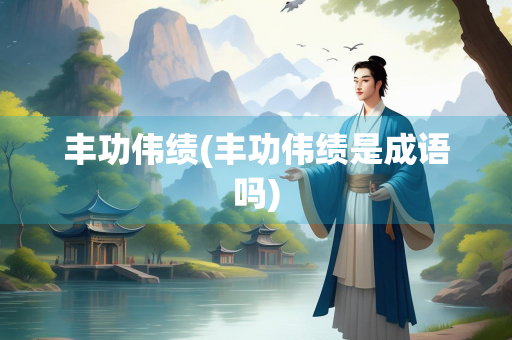 丰功伟绩(丰功伟绩是成语吗) 丰功伟绩(丰功伟绩是成语吗)