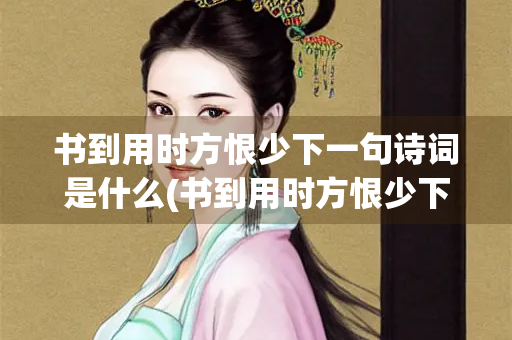 书到用时方恨少下一句诗词是什么(书到用时方恨少下一句诗词是什么拼音)