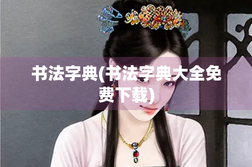 书法字典(书法字典大全免费下载) 书法字典(书法字典大全免费下载)