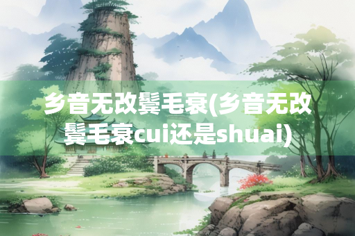 乡音无改鬓毛衰(乡音无改鬓毛衰cui还是shuai) 乡音无改鬓毛衰(乡音无改鬓毛衰cui还是shuai)