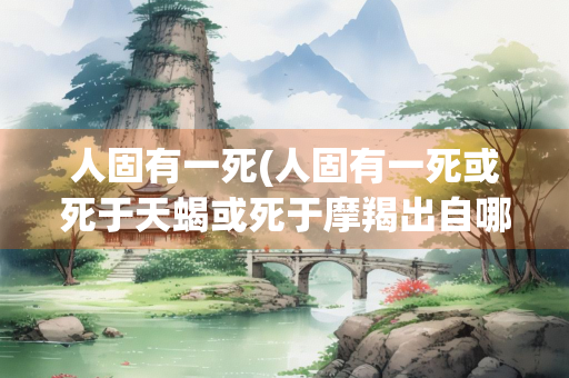 人固有一死(人固有一死或死于天蝎或死于摩羯出自哪里)