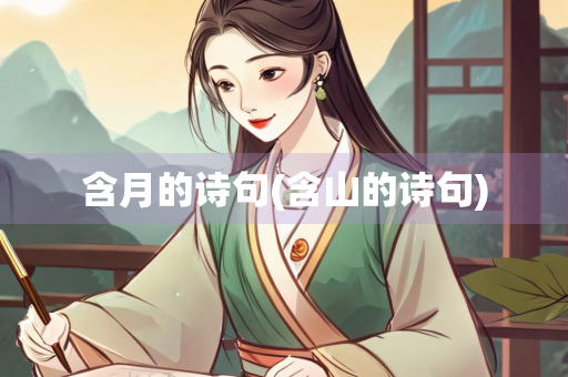 含月的诗句(含山的诗句)