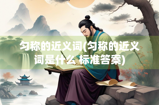 匀称的近义词(匀称的近义词是什么 标准答案)