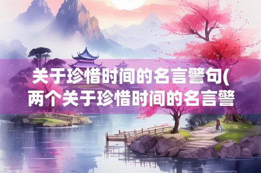 关于珍惜时间的名言警句(两个关于珍惜时间的名言警句) 关于珍惜时间的名言警句(两个关于珍惜时间的名言警句)