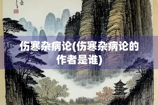 伤寒杂病论(伤寒杂病论的作者是谁)