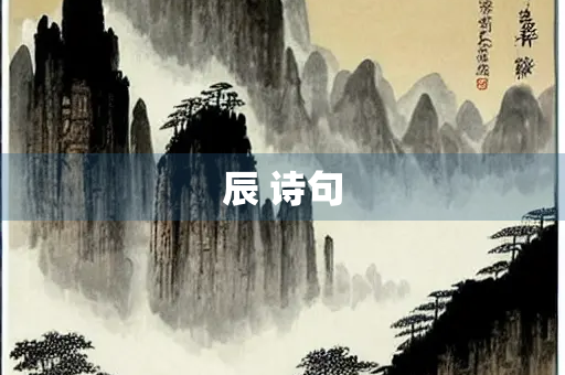 辰 诗句