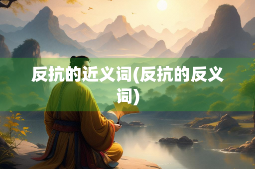 反抗的近义词(反抗的反义词) 反抗的近义词(反抗的反义词)