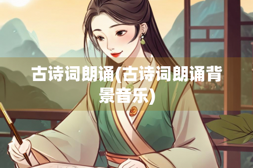 古诗词朗诵(古诗词朗诵背景音乐) 古诗词朗诵(古诗词朗诵背景音乐)