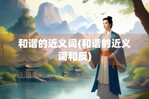 和谐的近义词(和谐的近义词和反) 和谐的近义词(和谐的近义词和反)