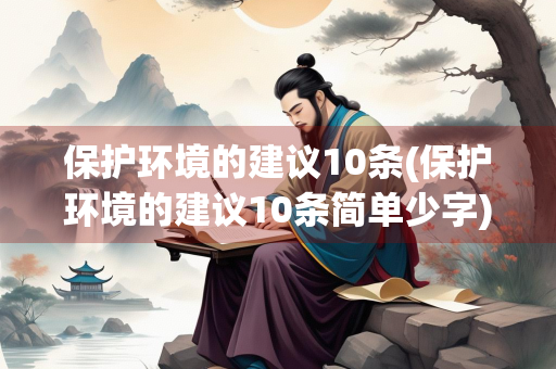 保护环境的建议10条(保护环境的建议10条简单少字) 保护环境的建议10条(保护环境的建议10条简单少字)