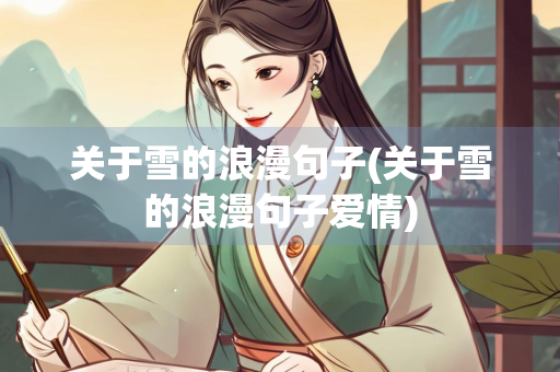 关于雪的浪漫句子(关于雪的浪漫句子爱情) 关于雪的浪漫句子(关于雪的浪漫句子爱情)