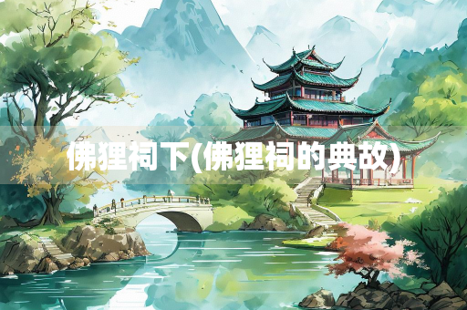 佛狸祠下(佛狸祠的典故)