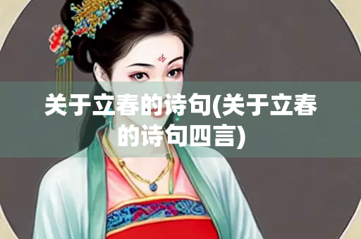 关于立春的诗句(关于立春的诗句四言)