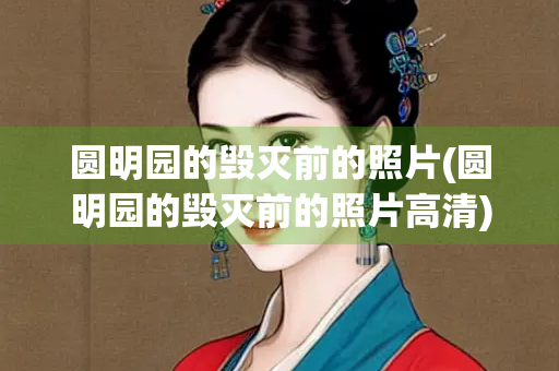 圆明园的毁灭前的照片(圆明园的毁灭前的照片高清)