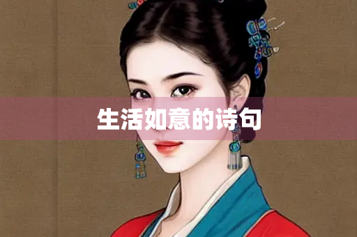生活如意的诗句