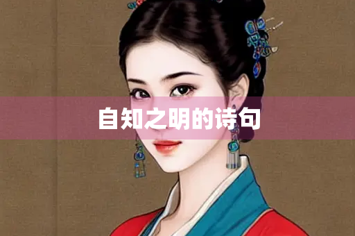 自知之明的诗句