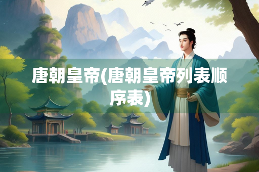 唐朝皇帝(唐朝皇帝列表顺序表) 唐朝皇帝(唐朝皇帝列表顺序表)