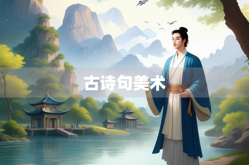 古诗句美术