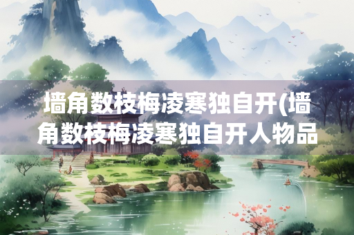 墙角数枝梅凌寒独自开(墙角数枝梅凌寒独自开人物品质)