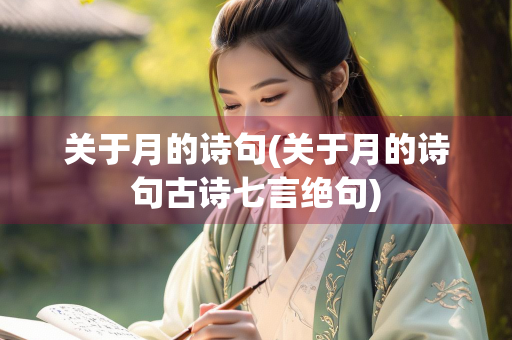 关于月的诗句(关于月的诗句古诗七言绝句)
