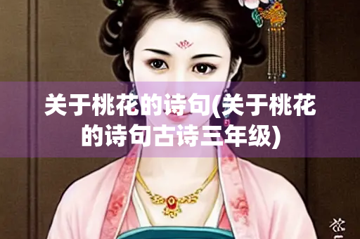关于桃花的诗句(关于桃花的诗句古诗三年级)