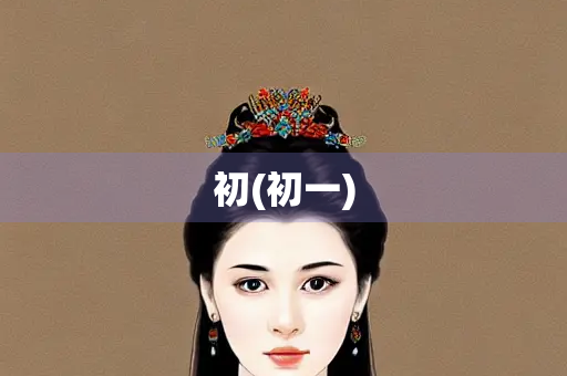 初(初一)