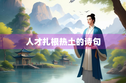 人才扎根热土的诗句