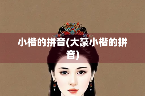 小楷的拼音(大篆小楷的拼音)