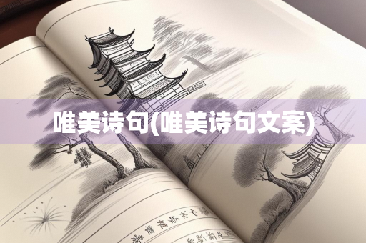 唯美诗句(唯美诗句文案)
