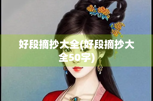 好段摘抄大全(好段摘抄大全50字)