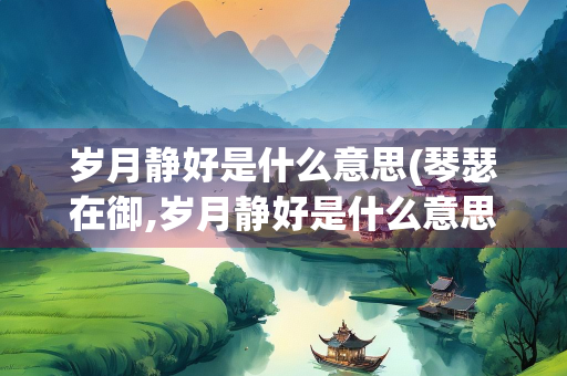岁月静好是什么意思(琴瑟在御,岁月静好是什么意思) 岁月静好是什么意思(琴瑟在御,岁月静好是什么意思)