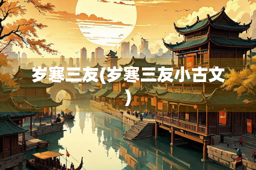 岁寒三友(岁寒三友小古文) 岁寒三友(岁寒三友小古文)