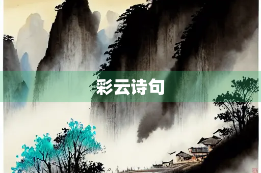 彩云诗句