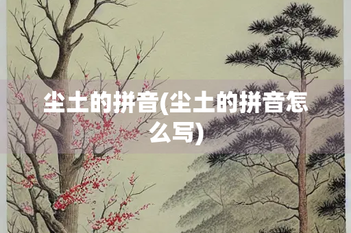 尘土的拼音(尘土的拼音怎么写) 尘土的拼音(尘土的拼音怎么写)