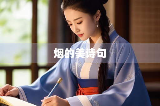 烟的美诗句