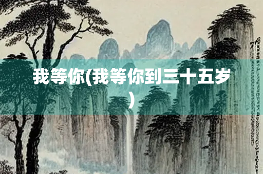我等你(我等你到三十五岁)