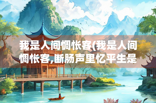 我是人间惆怅客(我是人间惆怅客,断肠声里忆平生是什么意思)