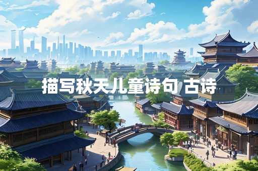 描写秋天儿童诗句 古诗