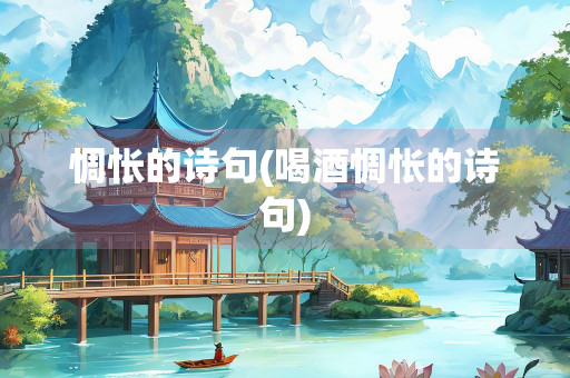 惆怅的诗句(喝酒惆怅的诗句)