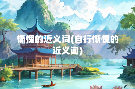 惭愧的近义词(自行惭愧的近义词)