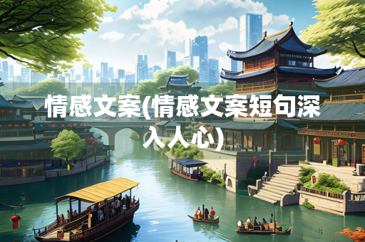 情感文案(情感文案短句深入人心)