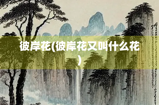 彼岸花(彼岸花又叫什么花)