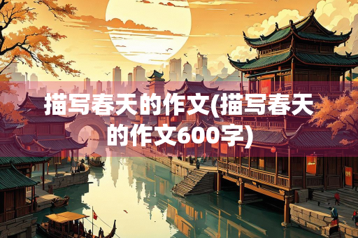 描写春天的作文(描写春天的作文600字)